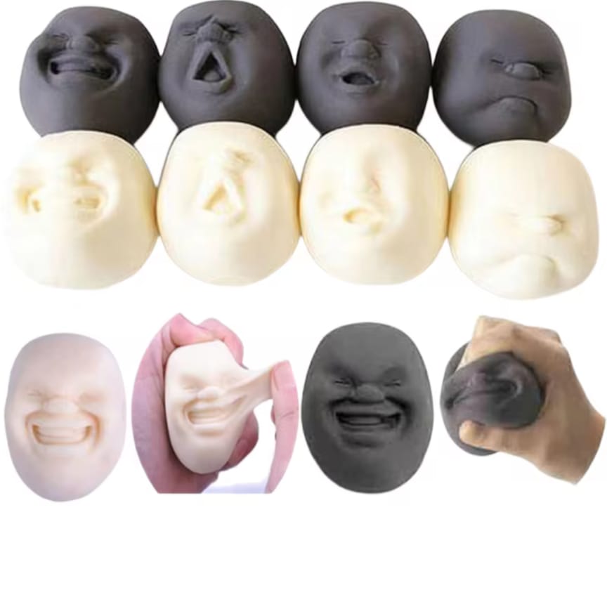 Human Face Antistress Ball Toy